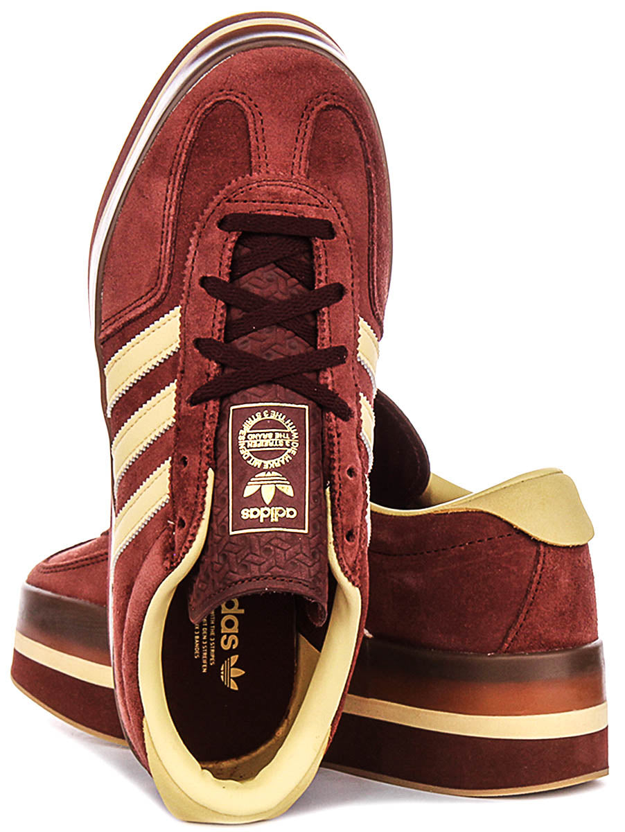 Adidas Gazelle Stack W In Brown For Women