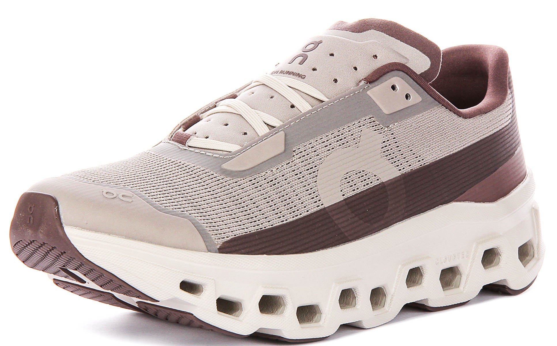 On Running Cloudmonster Vo In Brown Tan For Men