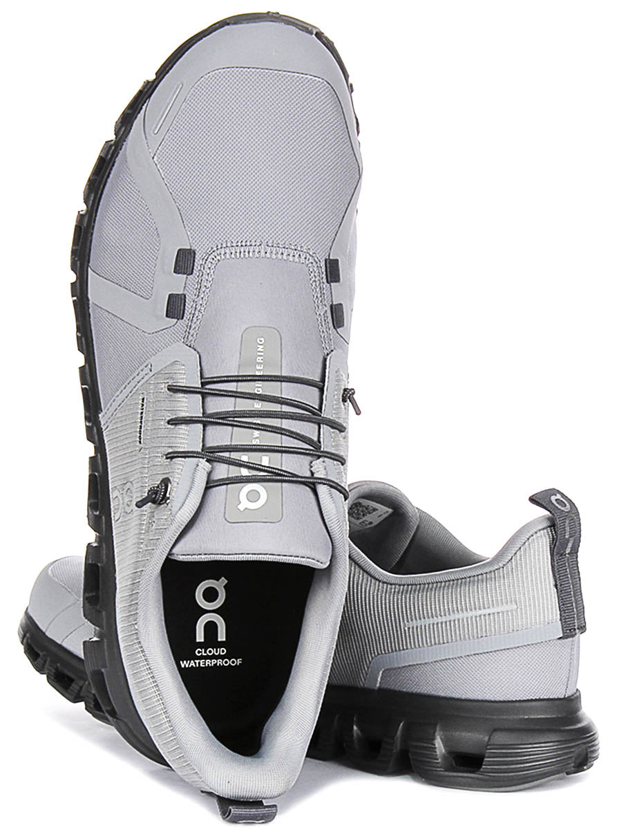 On Running Cloud 6 Waterproof In Grey For Men