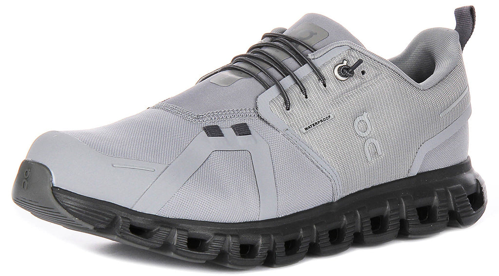 On Running Cloud 6 Waterproof In Grey For Men