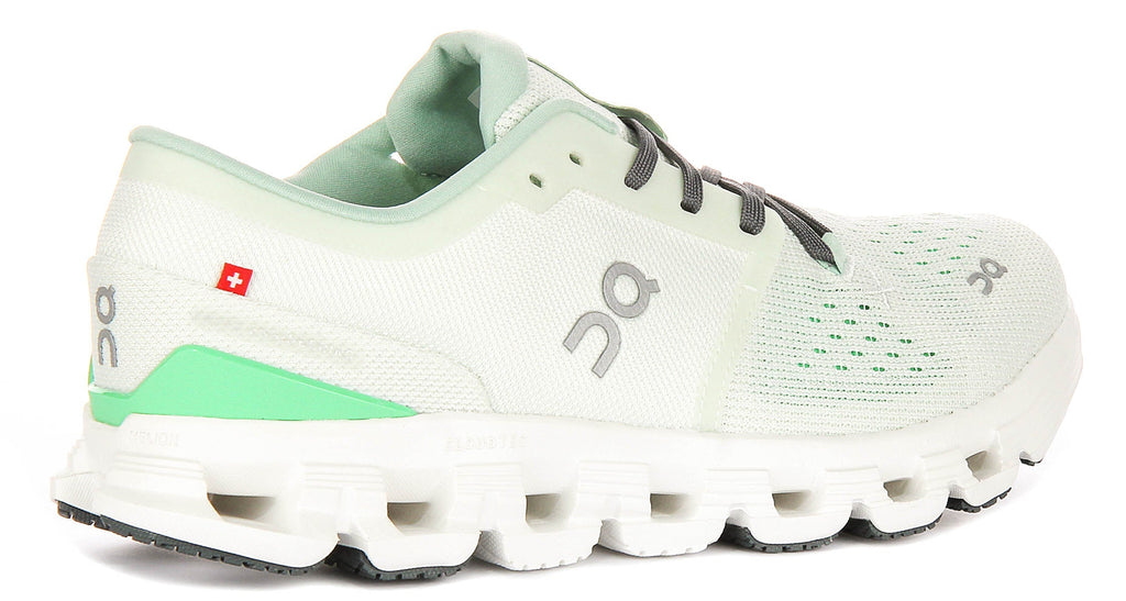 On Running Cloud X 4 In Lime Green For Women