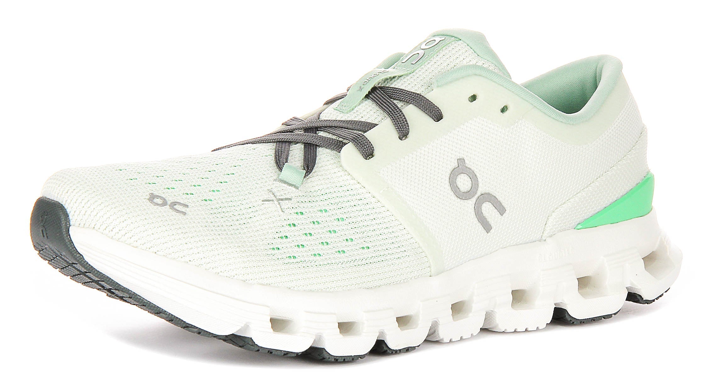 On Running Cloud X 4 In Lime Green For Women