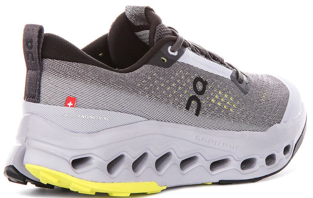 On Running Cloudsurfer Trail 2 In Grey For Women