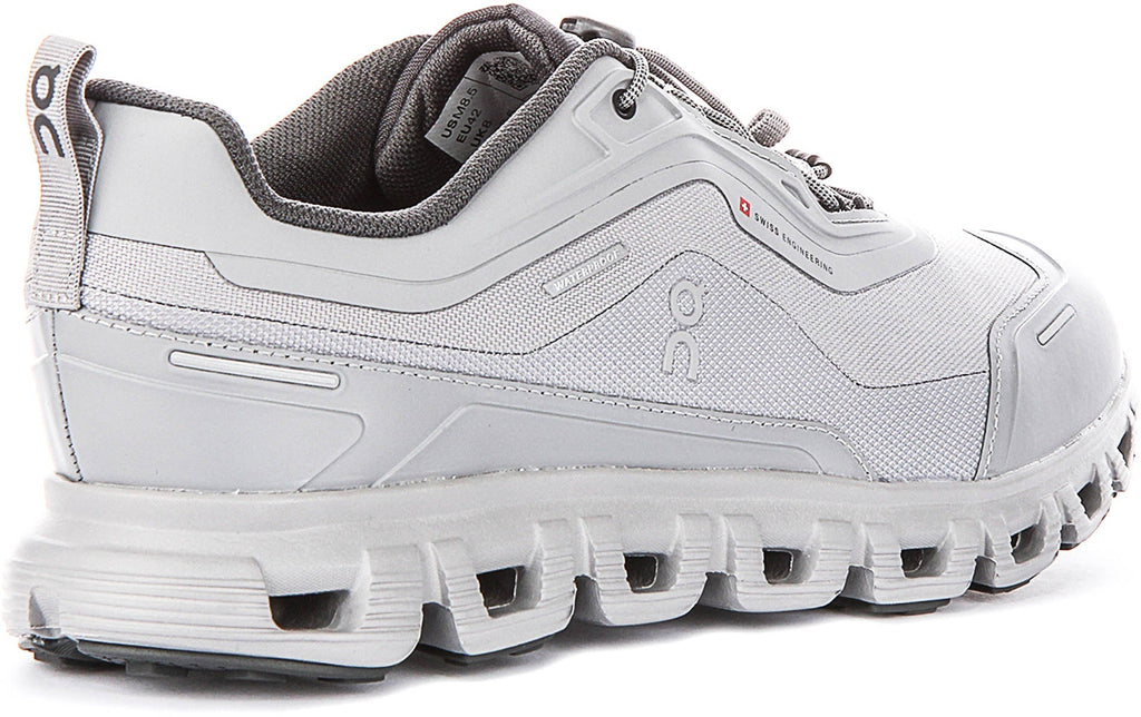 On Running Cloud 6 Geo Waterproof In Grey For Men