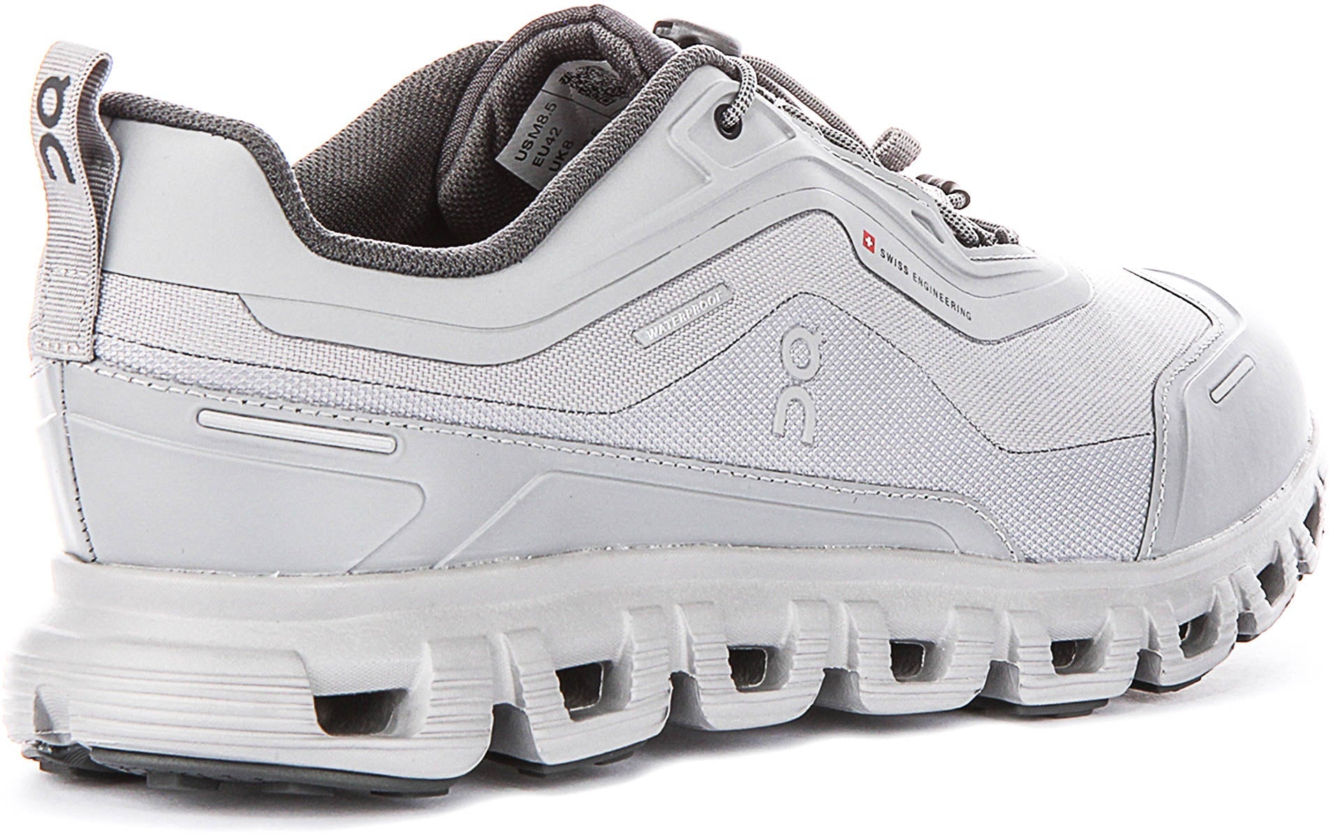 On Running Cloud 6 Geo Waterproof In Grey For Men