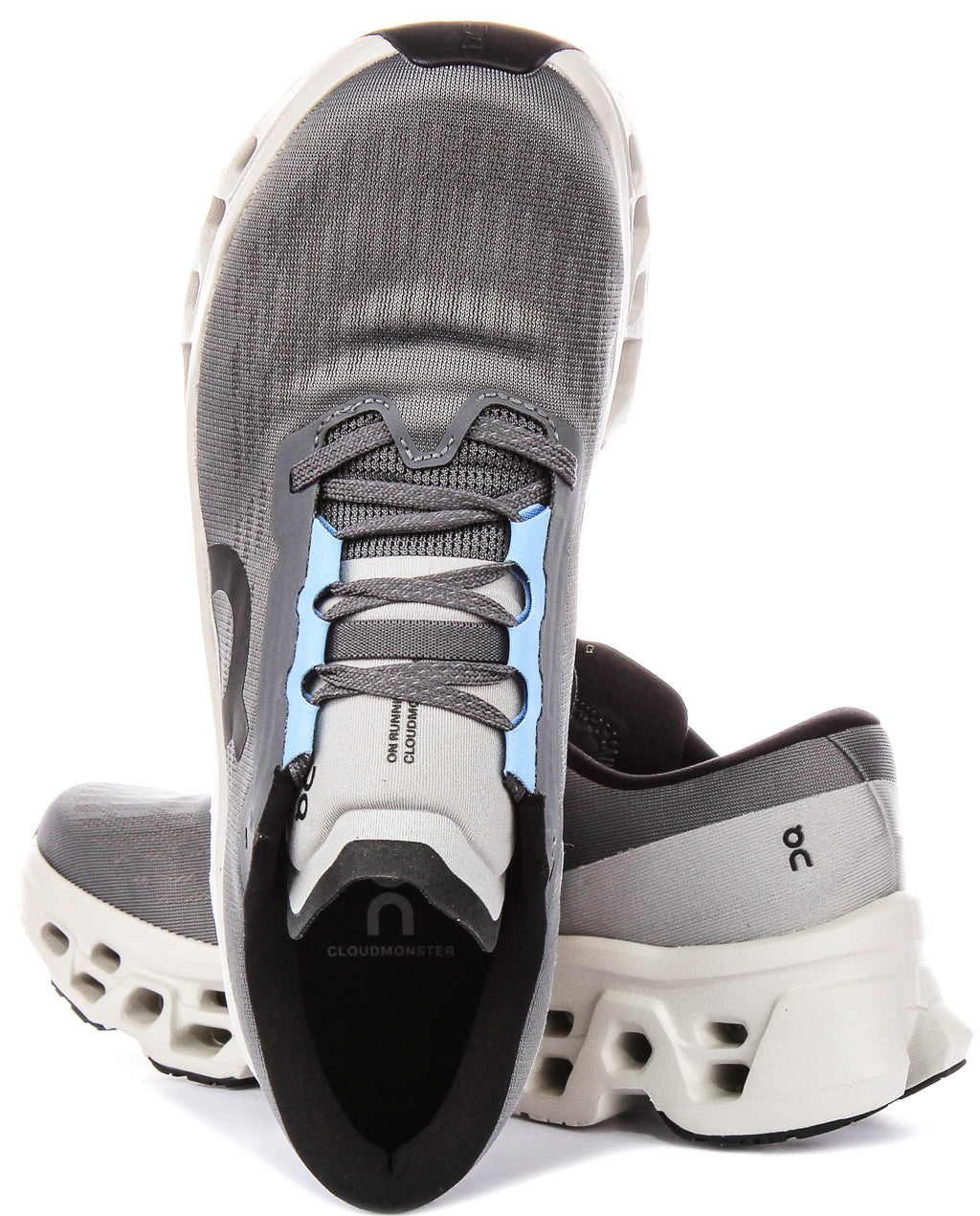 On Running Cloudmonster 3 In Grey For Men