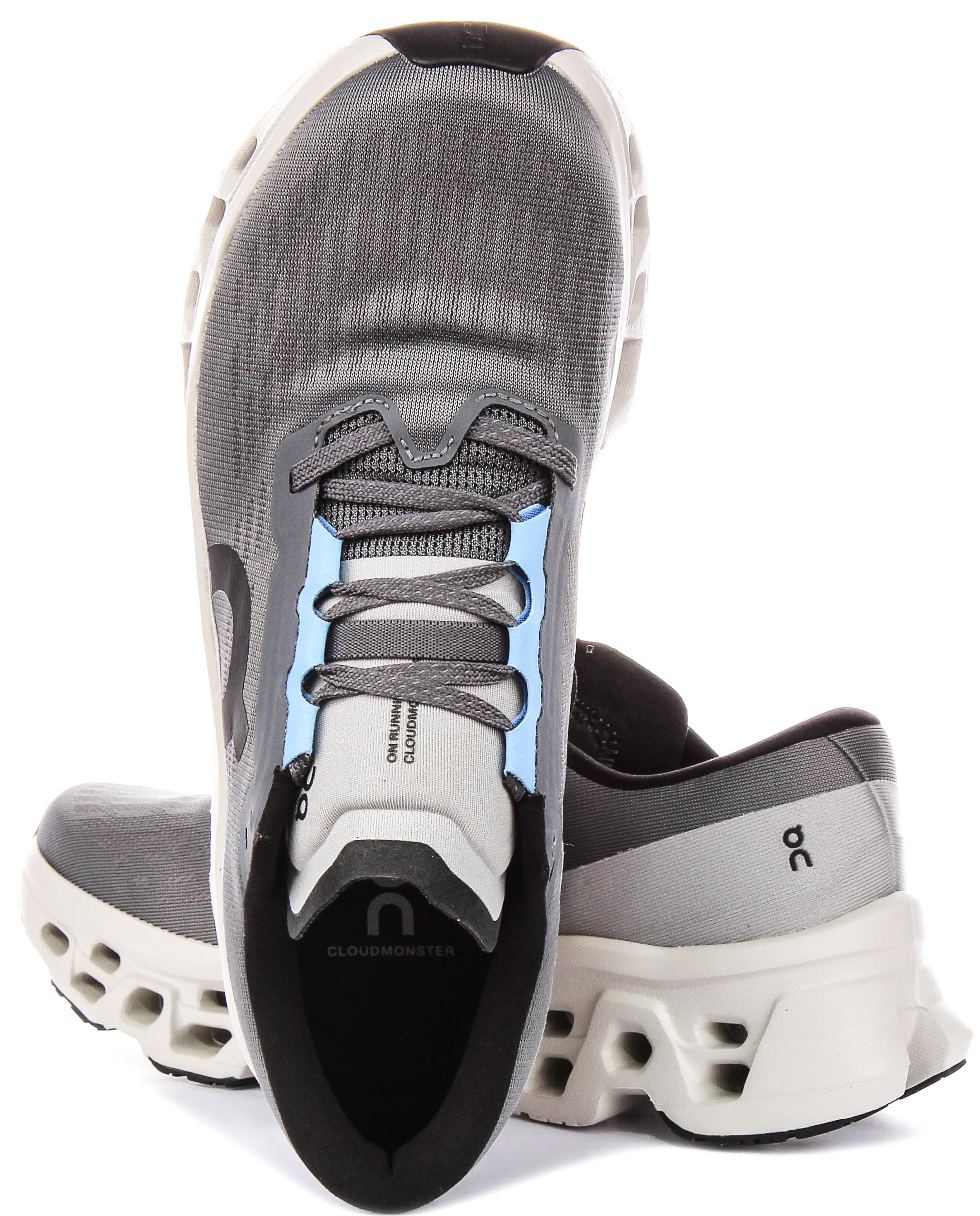 On Running Cloudmonster 3 In Grey For Men