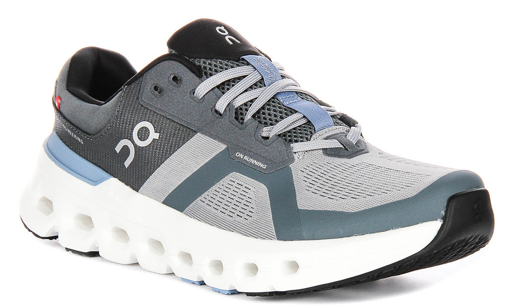 On Running Cloudrunner 2 In Grey Blue For Men