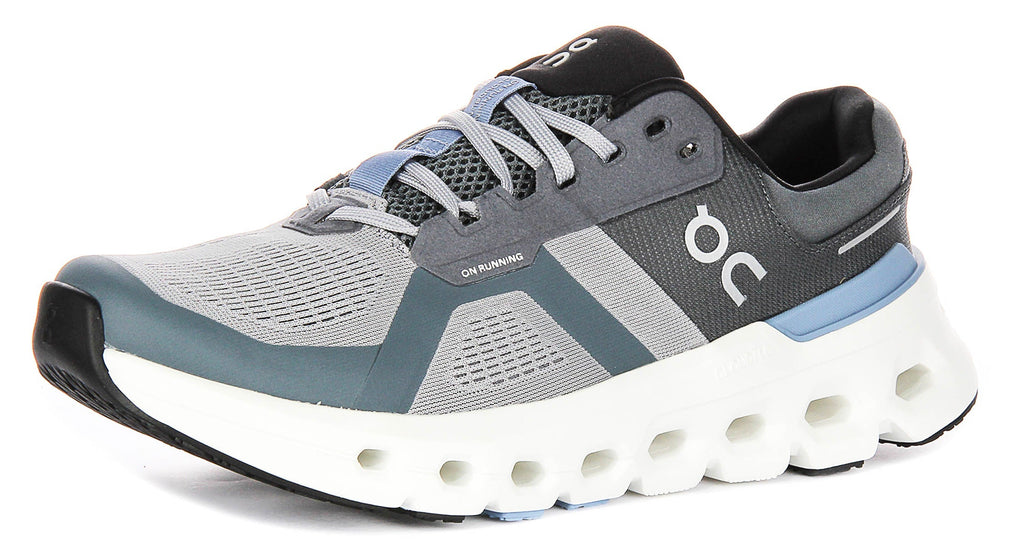 On Running Cloudrunner 2 In Grey Blue For Men
