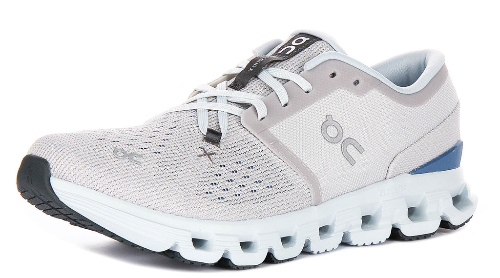 On Running Cloud X 4 In Grey Blue For Women