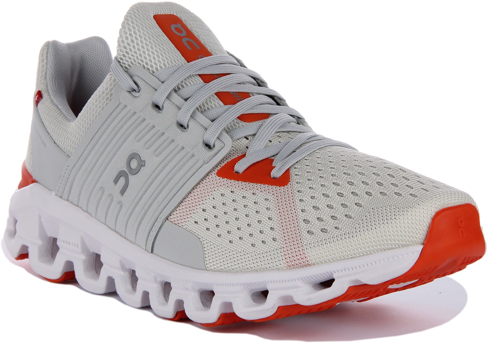 On Running Cloudswift In Grey Orange For Men