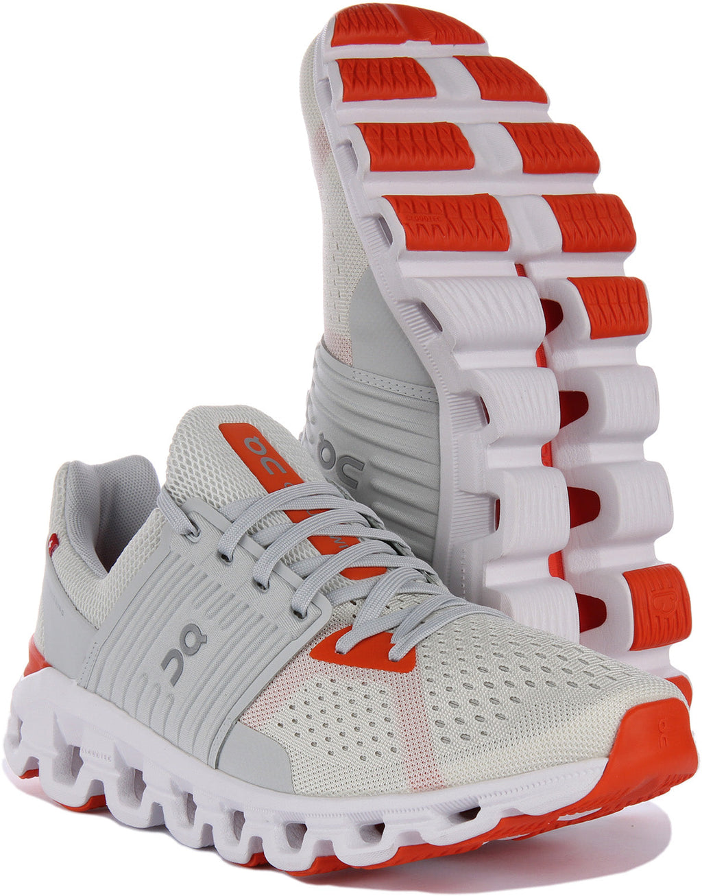 On Running Cloudswift In Grey Orange For Men