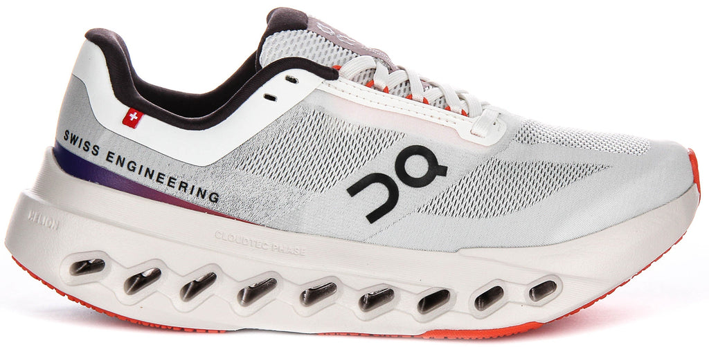 On Running Cloudsurfer Next In Grey Orange For Women