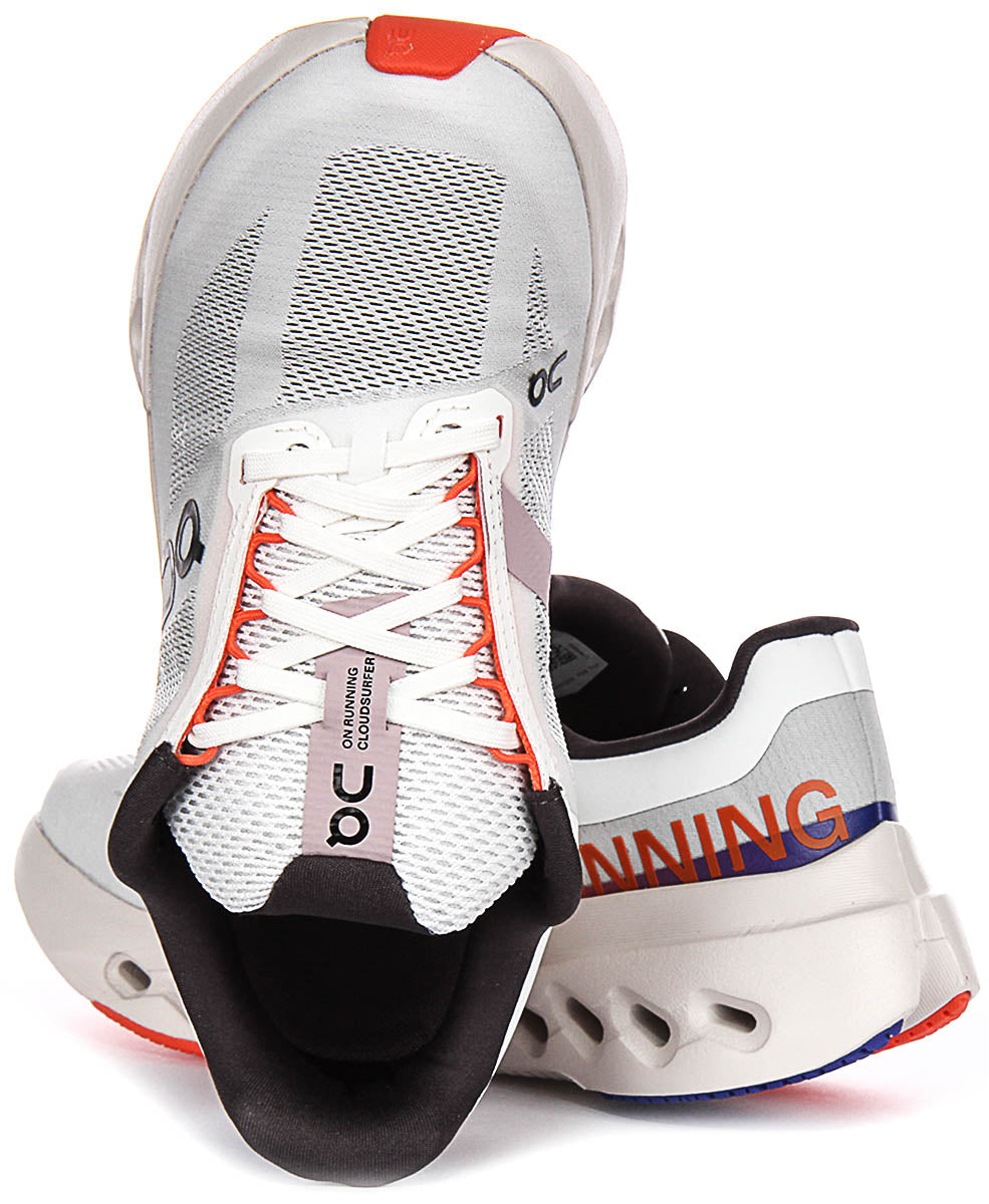 On Running Cloudsurfer Next In Grey Orange For Women