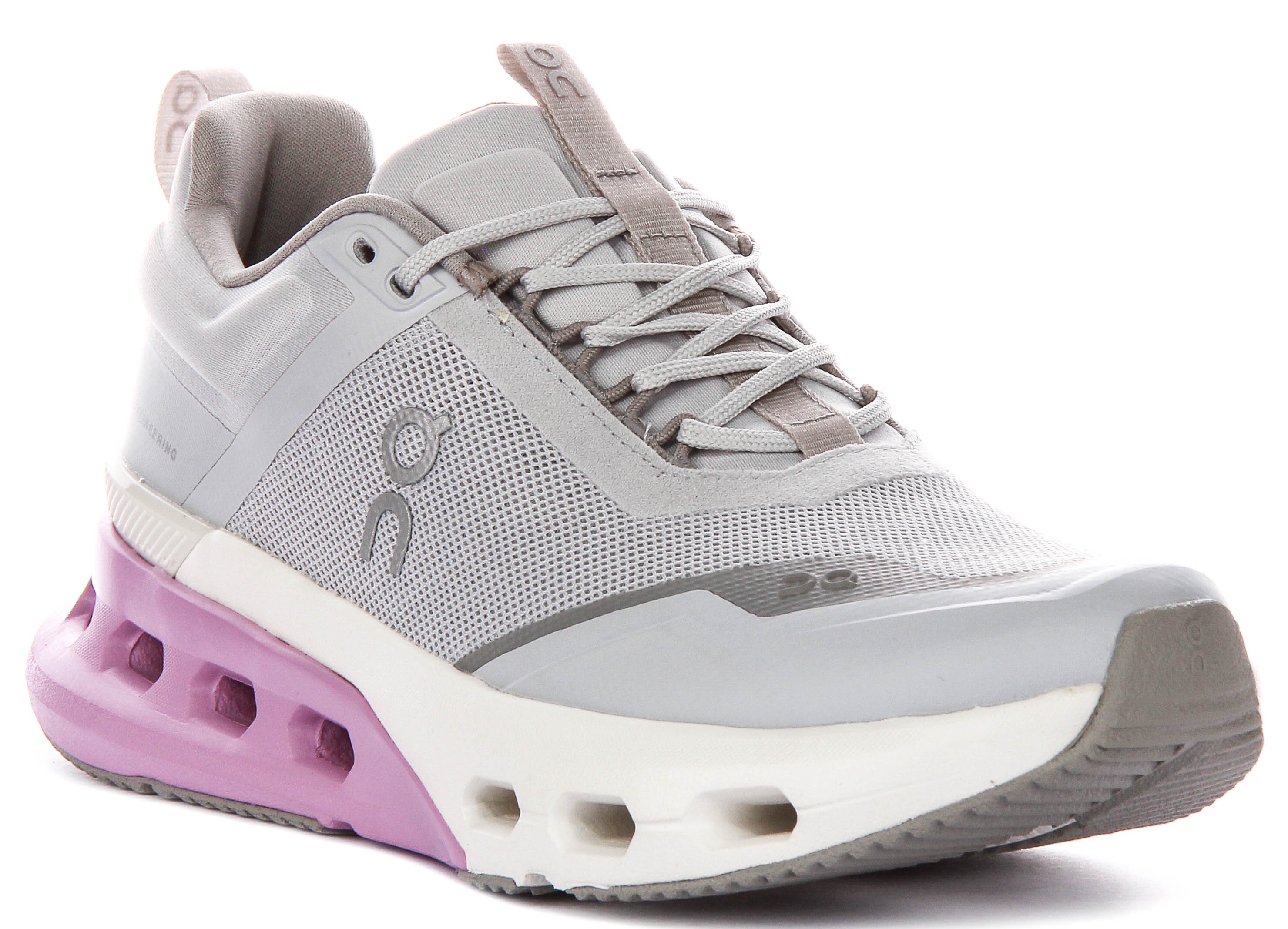 On Running Cloudnova X In Grey Pink