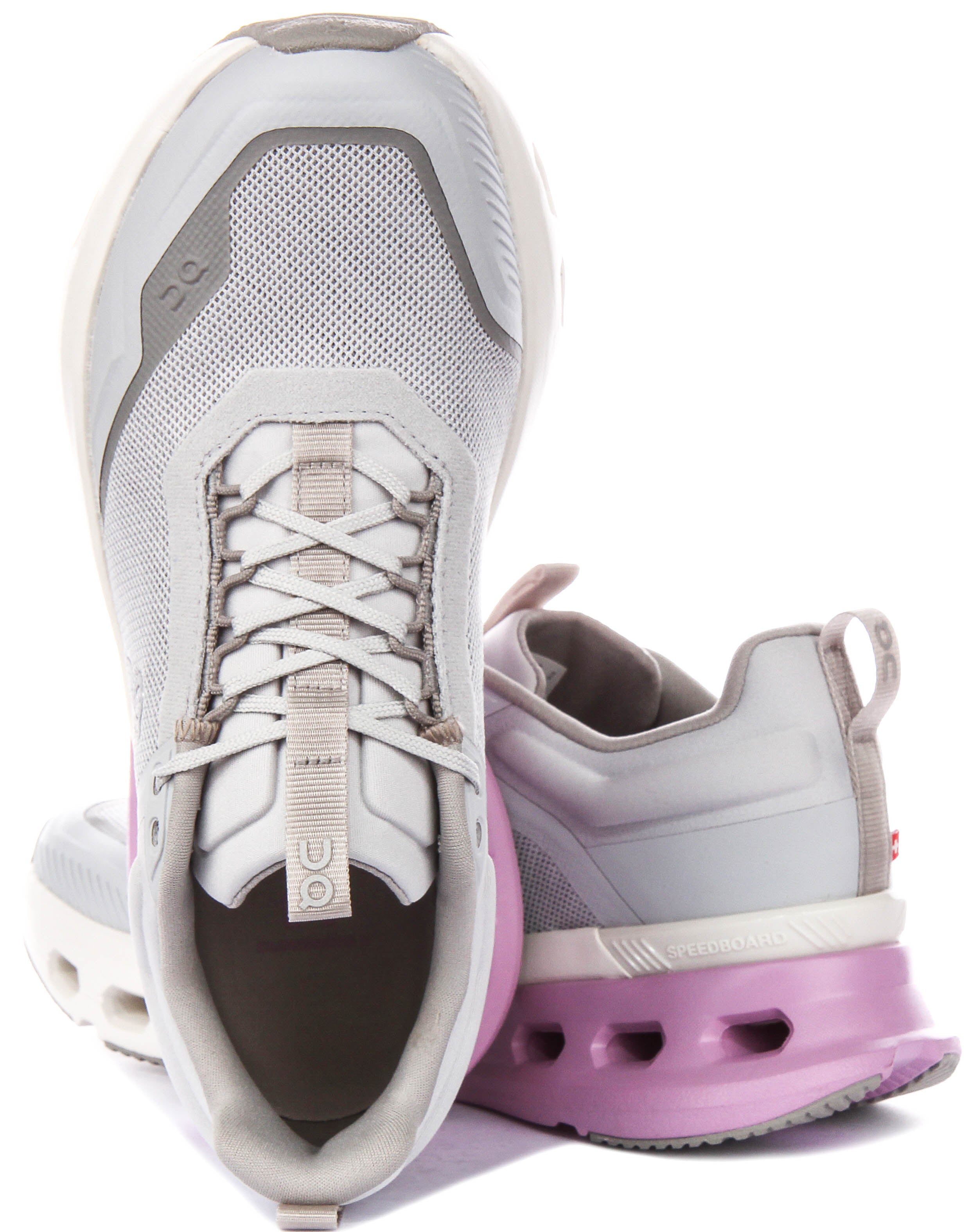 On Running Cloudnova X In Grey Pink