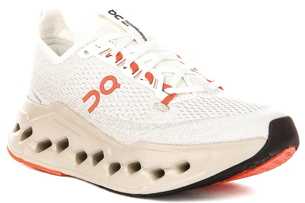 On Running Cloudsurfer Max In Ivory For Women