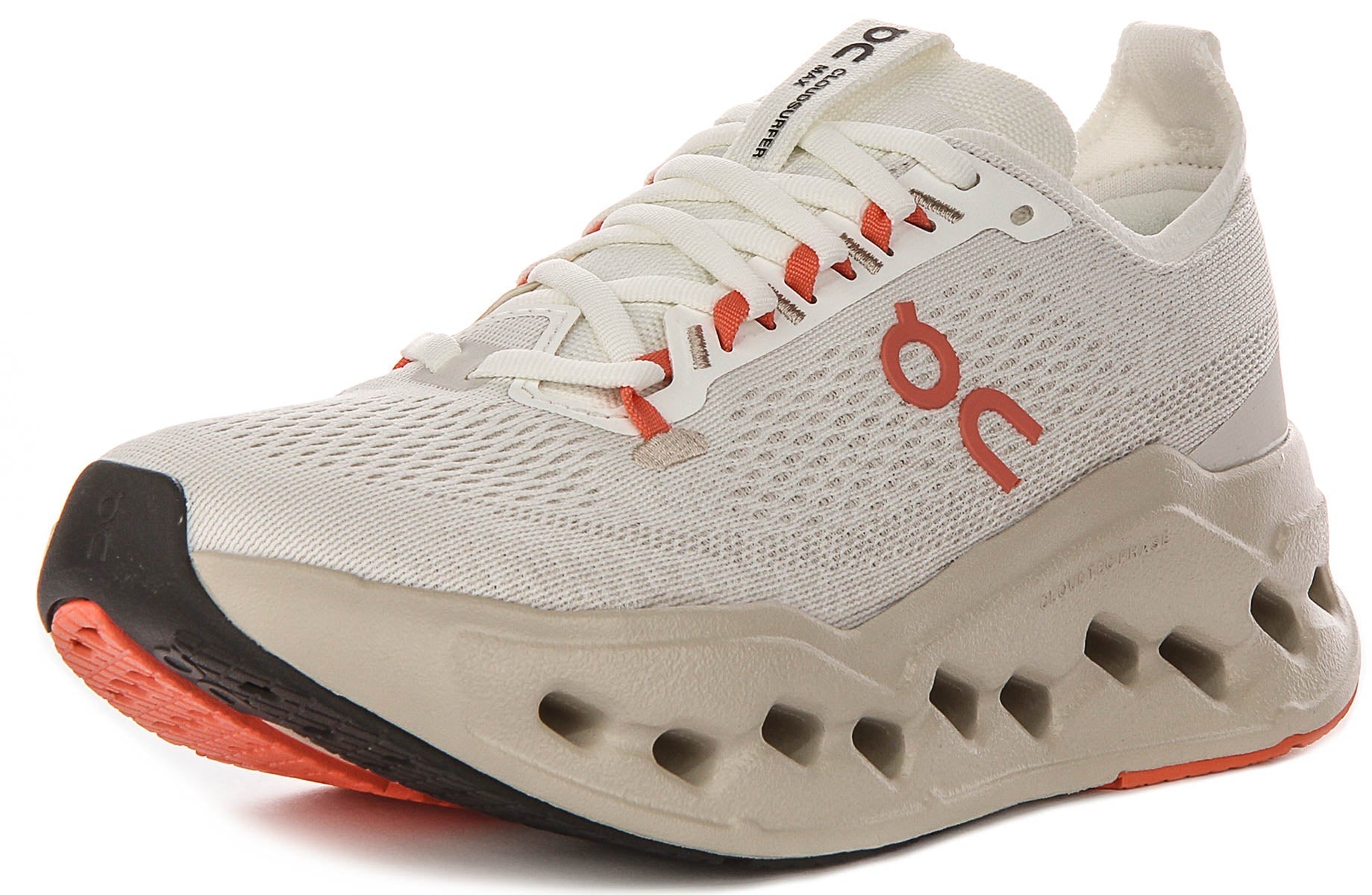 On Running Cloudsurfer Max In Ivory For Women