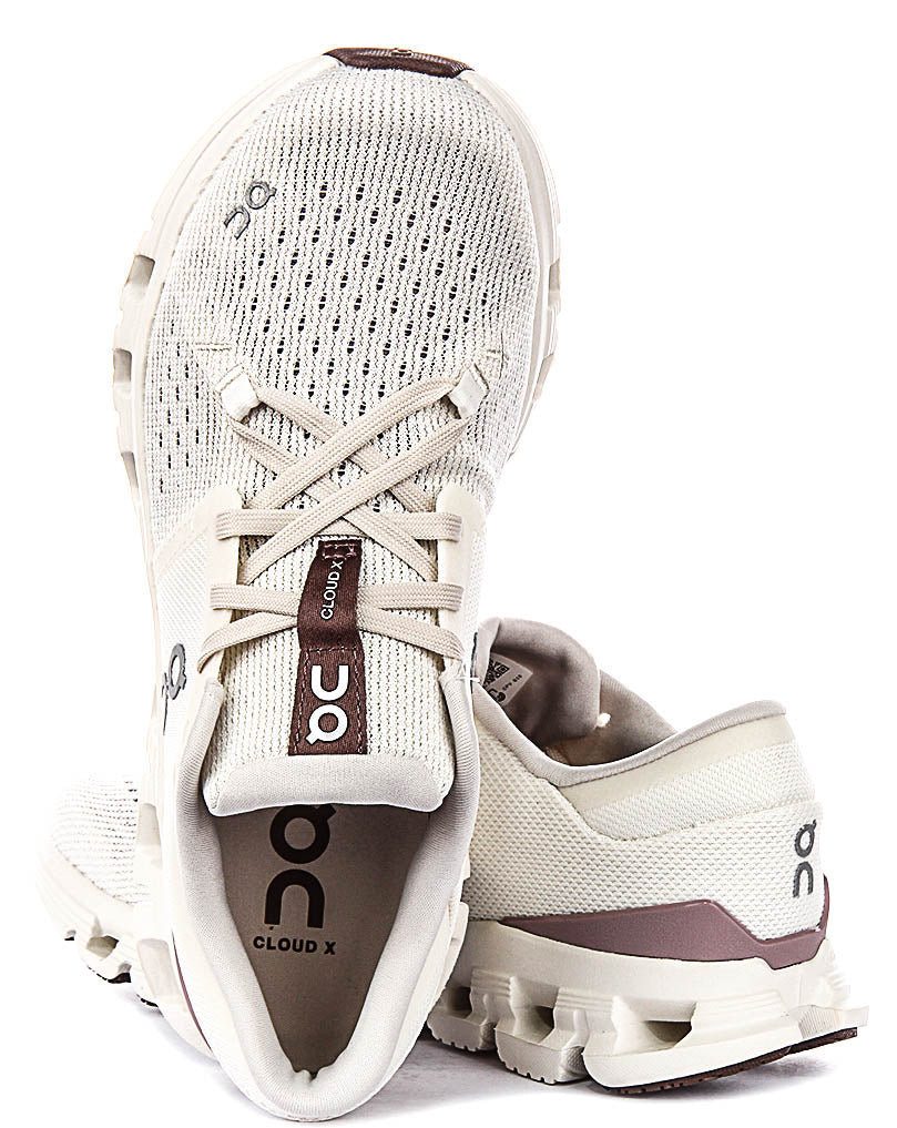 On Running Cloud X 4 In Ivory For Women