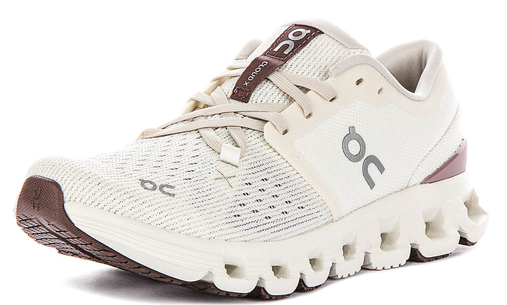 On Running Cloud X 4 In Ivory For Women