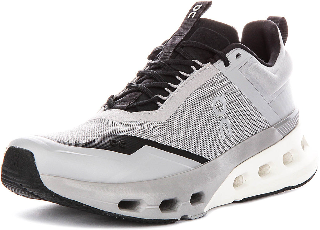 On Running Cloudnova X In Light Grey For Men