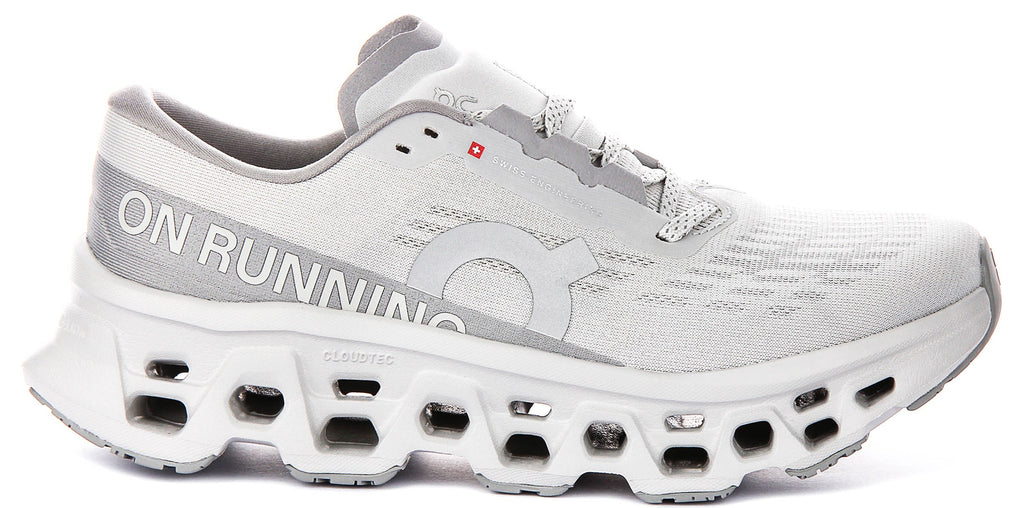 On Running Cloudmonster 3 In Light Grey For Men