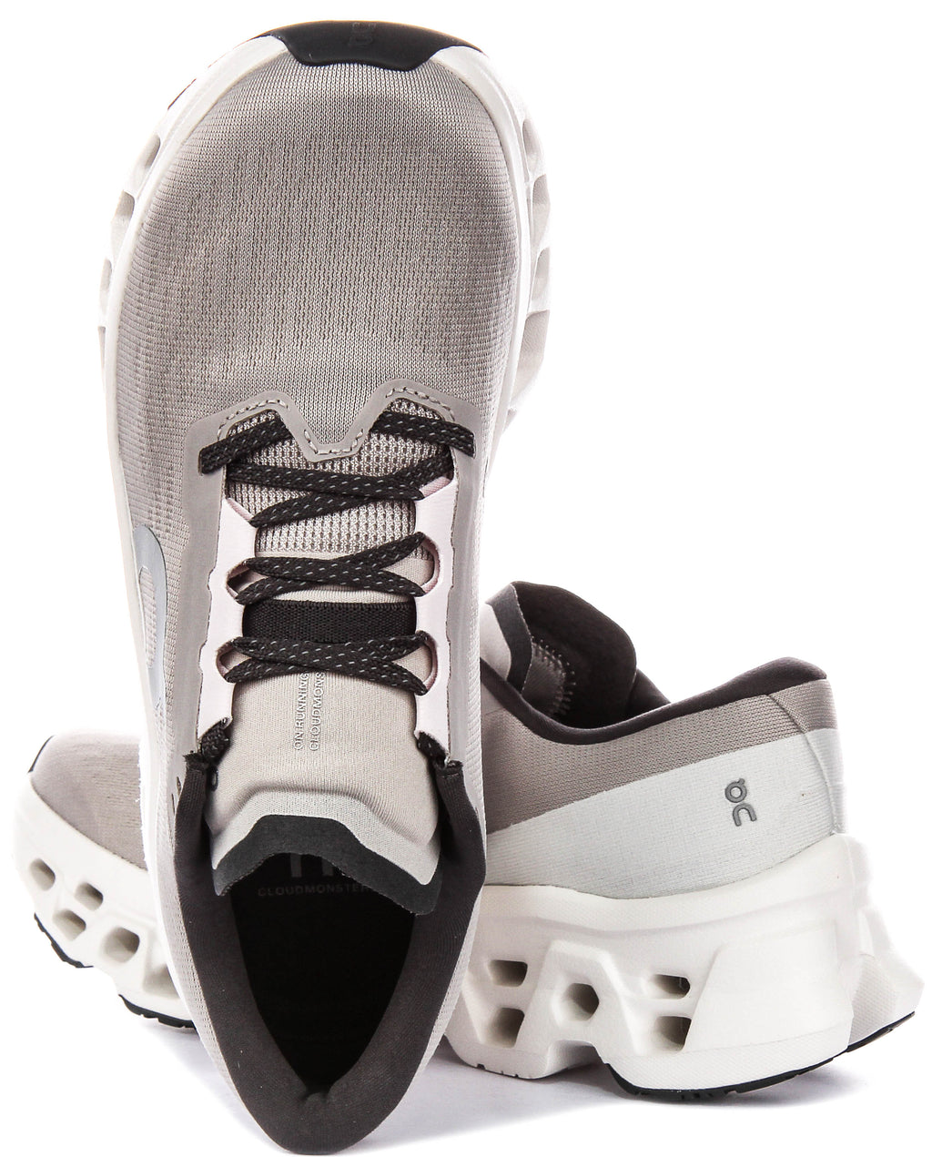 On Running Cloudmonster 3 In Light Grey For Women