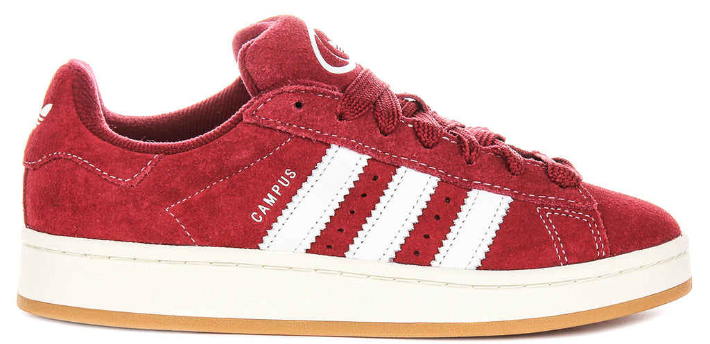 Adidas Campus 00S In Maroon White
