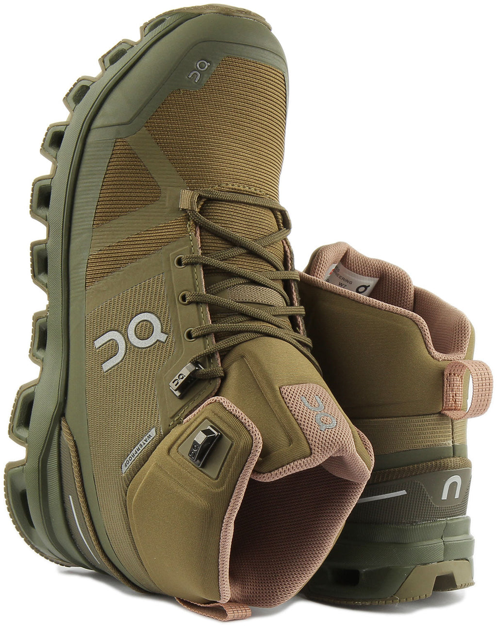 On Running Cloudrock Waterproof In Olive For Women