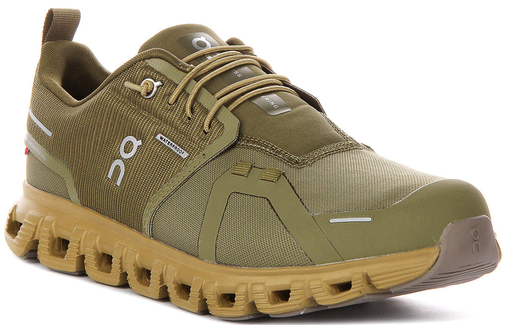 On Running Cloud 6 Waterproof In Olive For Men
