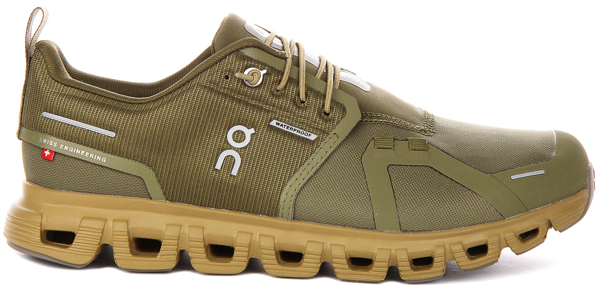 On Running Cloud 6 Waterproof In Olive For Men