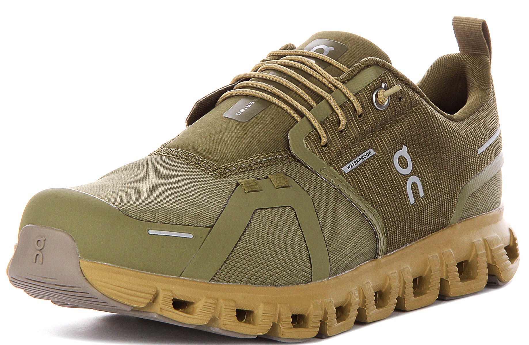 On Running Cloud 6 Waterproof In Olive For Men