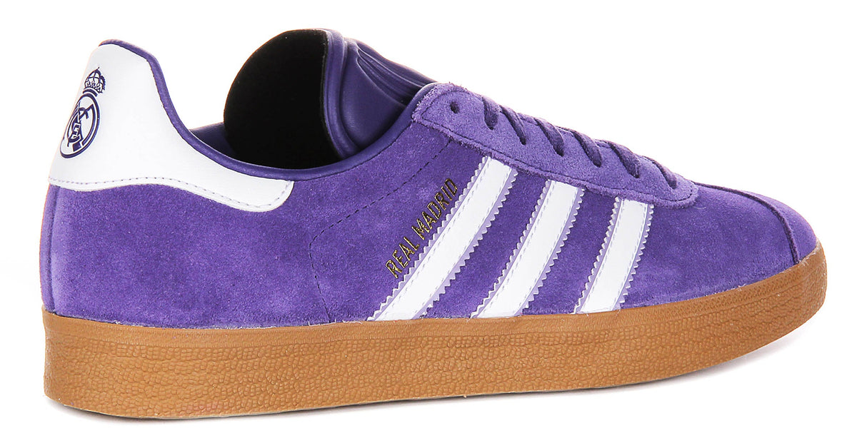 Adidas Gazelle X Real Madrid in Purple