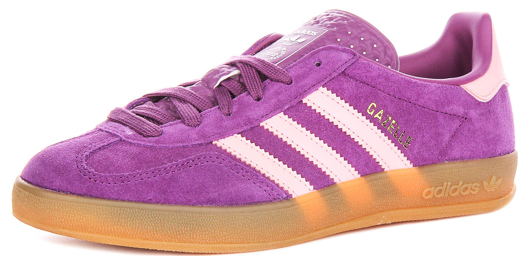 Adidas Gazelle Indoor In Purple For Youth