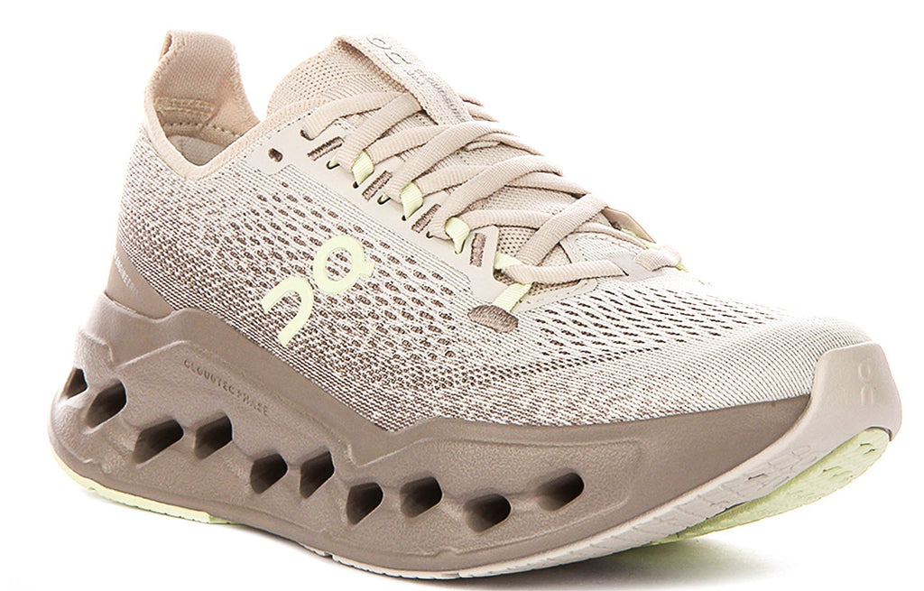 On Running Cloudsurfer Max In Taupe For Women