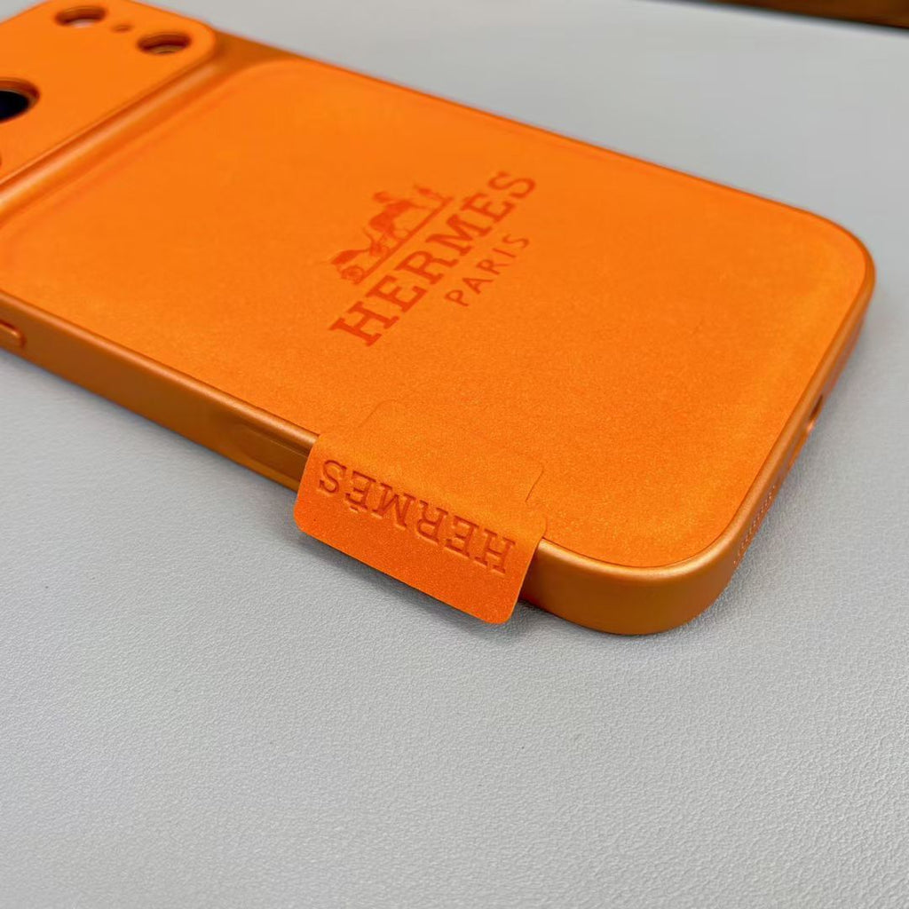Orange Premium Luxury iPhone Case – Luxury Protection