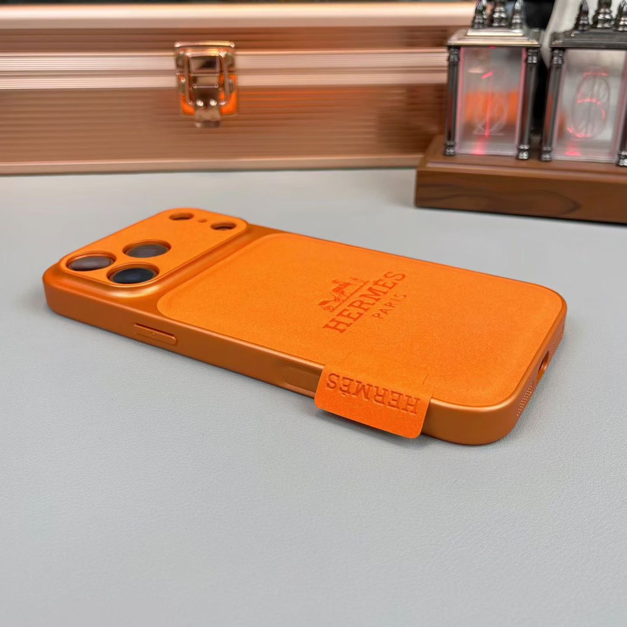 Orange Premium Luxury iPhone Case – Luxury Protection