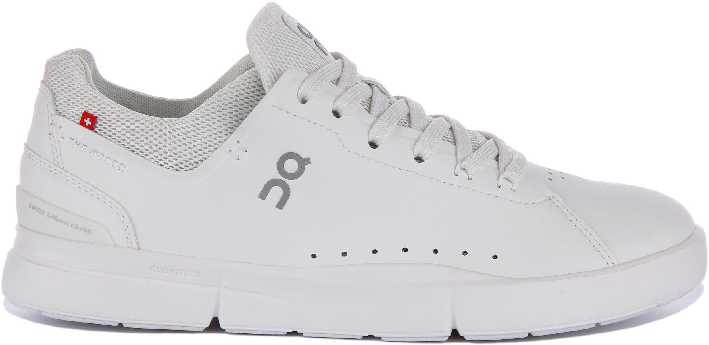 On Running The Roger Advantage In White For Men