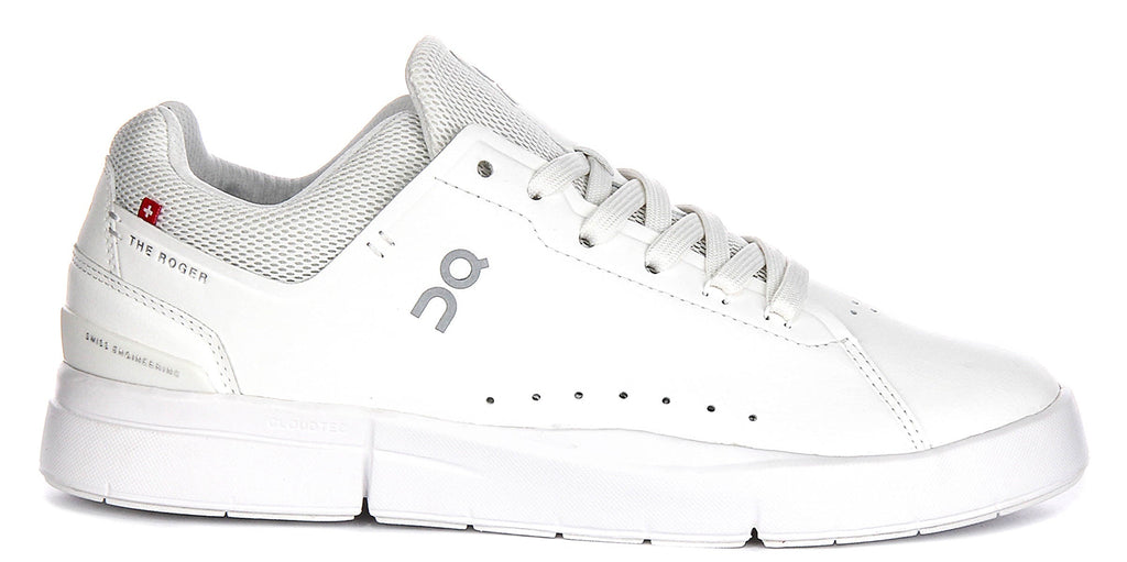 On Running The Roger Adv In White For Men