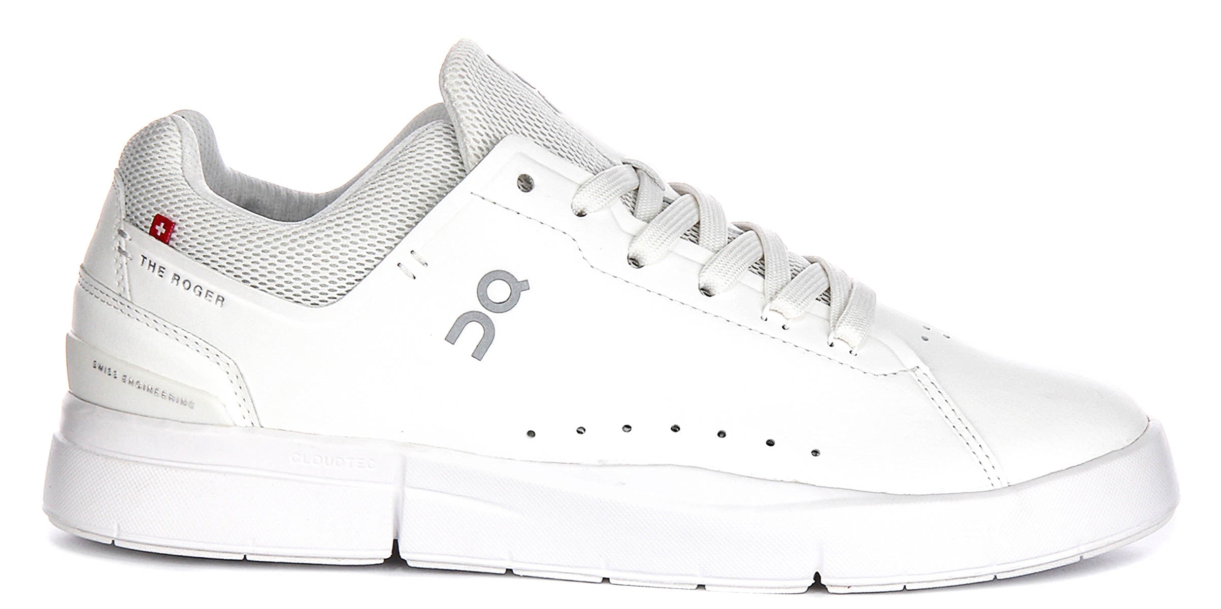 On Running The Roger Adv In White For Men