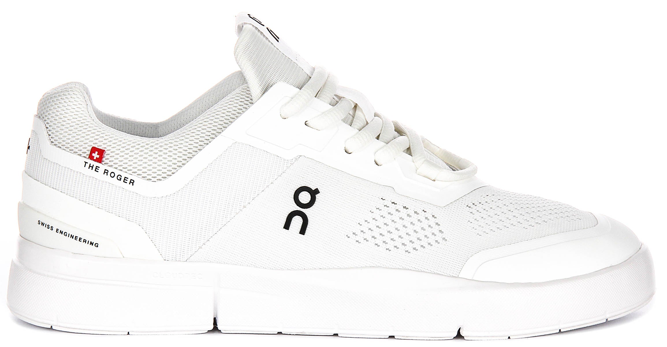 On Running The Roger Spin In White For Men