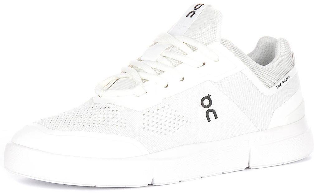 On Running The Roger Spin In White For Men