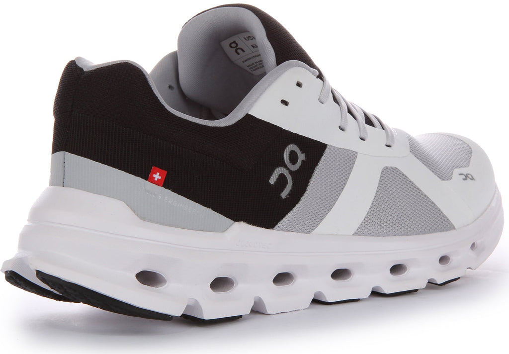On Running Cloudrunner In White Black For Men