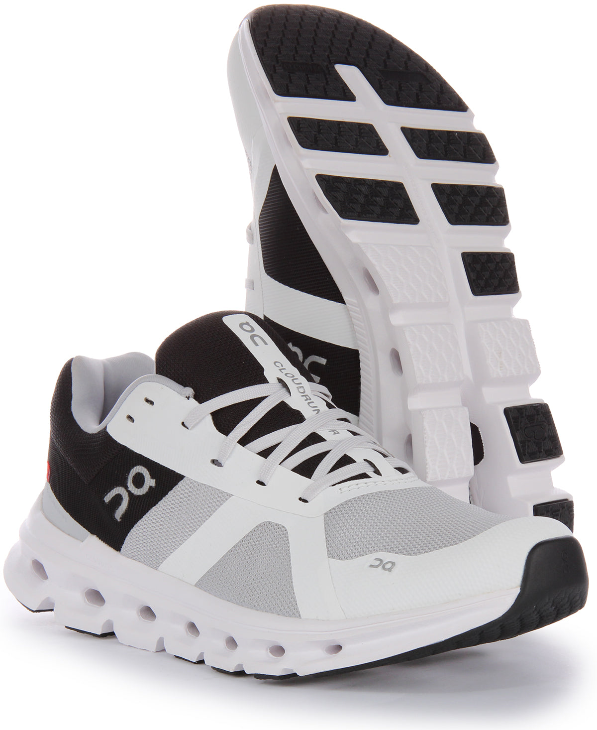 On Running Cloudrunner In White Black For Men