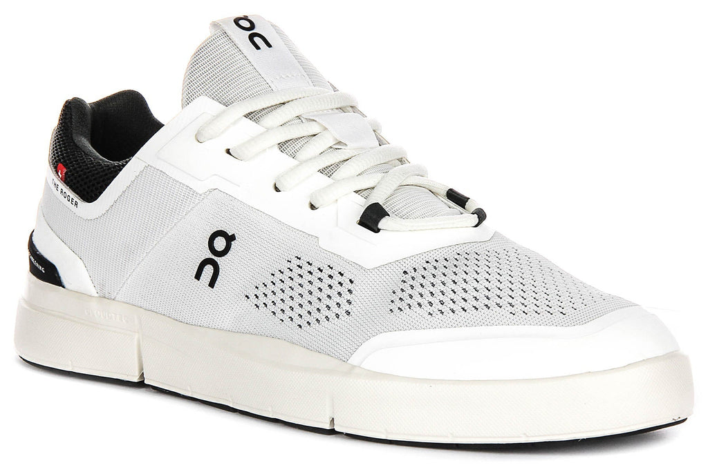 On Running The Roger Spin In White Black For Men