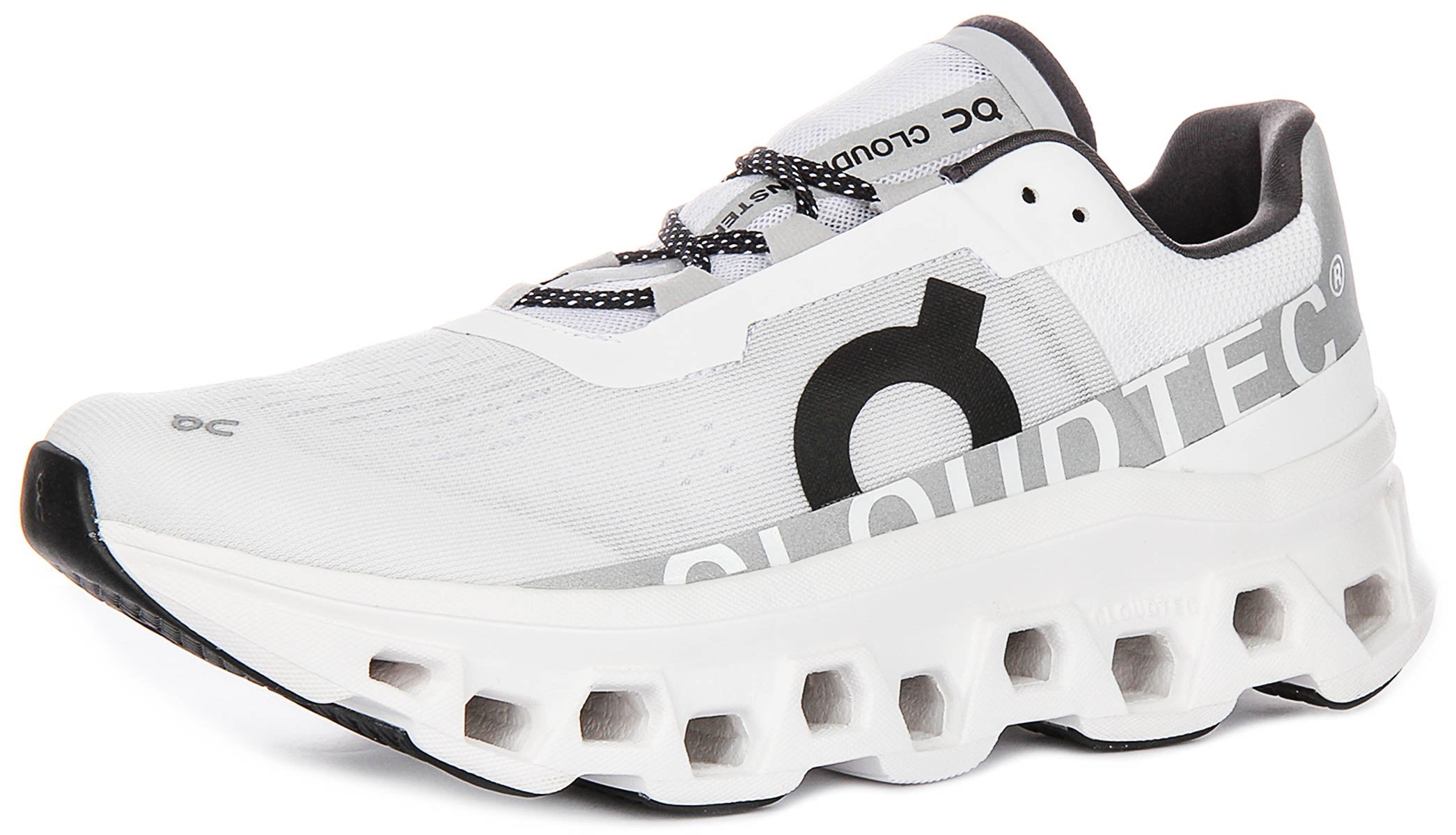 On Running Cloudmonster In White Black For Men
