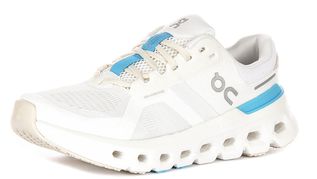 On Running Cloudrunner 2 In White Blue For Women
