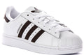 Adidas Superstar II J In White Brown For Youth