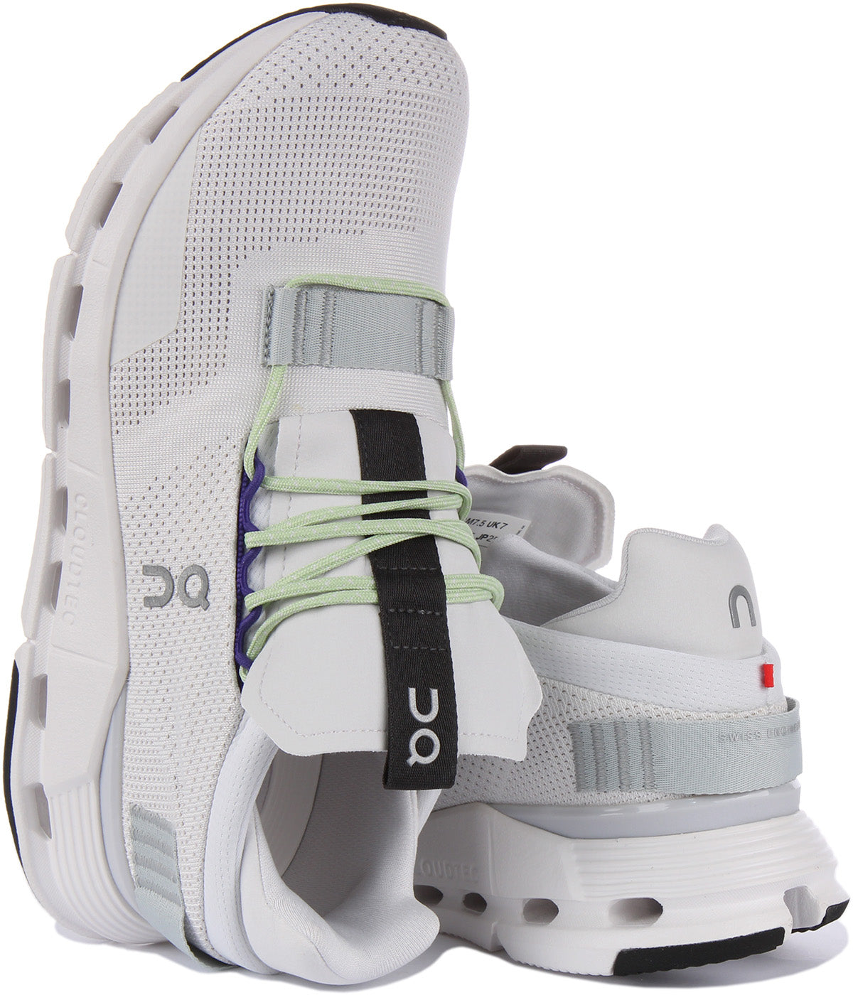 On Running Cloudnova In White Green For Men