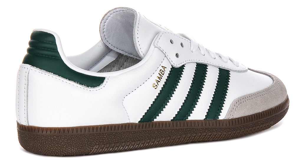 Adidas Samba OG In White Green